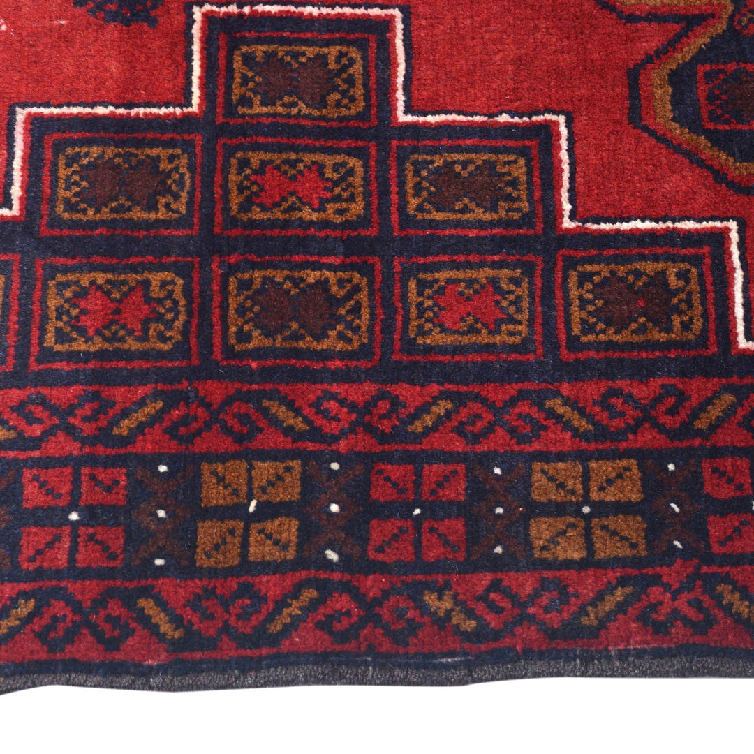 Handmade Baluchi Rug 3' 3" x 4' 5" - No. AL62554