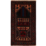 Hand Knotted Prayer Rug 2' 10" x 5' 0" - No. AL23615