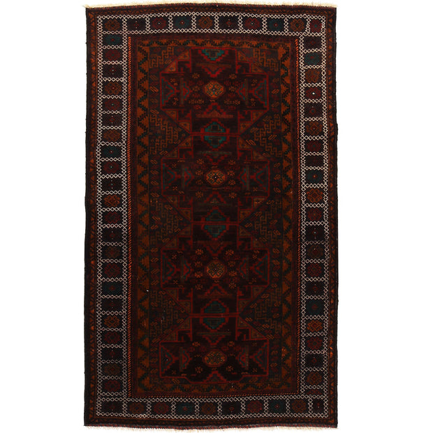 Handmade Baluchi Rug 4' 1" x 7' 1" - No. AL26363