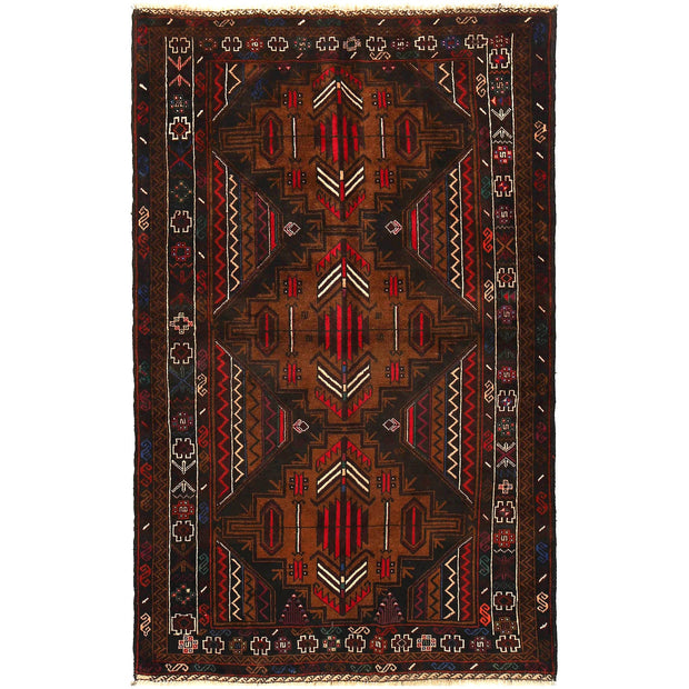 Baluch Short Rug 4' 1" x 6' 7" - No. AL21360