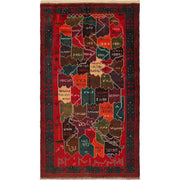 Handmade Pictorial Carpet 3' 8" x 6' 7" - No. AL47262