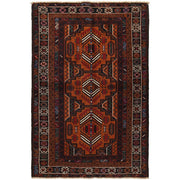Brown Color Baluchi Rug 3' 10" x 5' 9" - No. AL94697