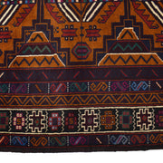 Brown Color Baluchi Rug 3' 10" x 5' 9" - No. AL94697