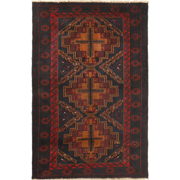 Baluch Short Rug 4' 0" x 6' 3" - No. AL99268