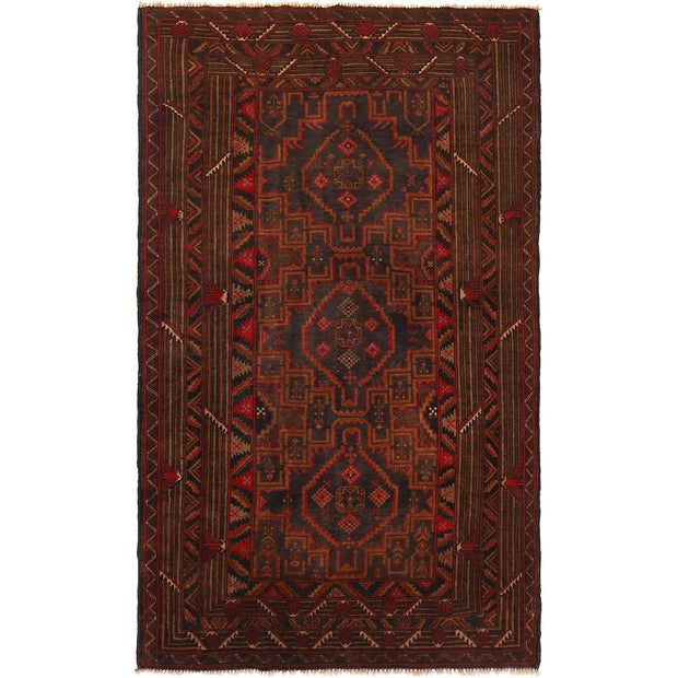Traditional Baloch Rug 4' 5" x 7' 1" - No. AL65400