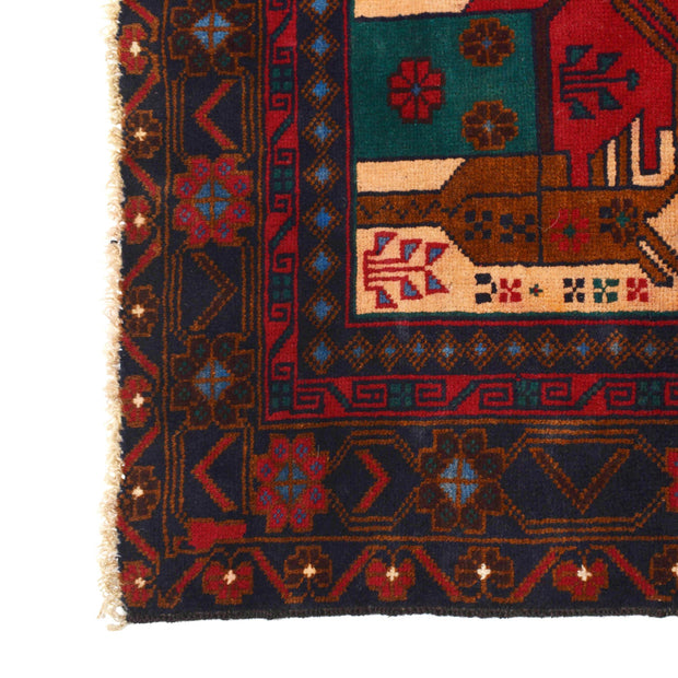 Handmade Pictorial Carpet 3' 8" x 6' 1" - No. AL29663