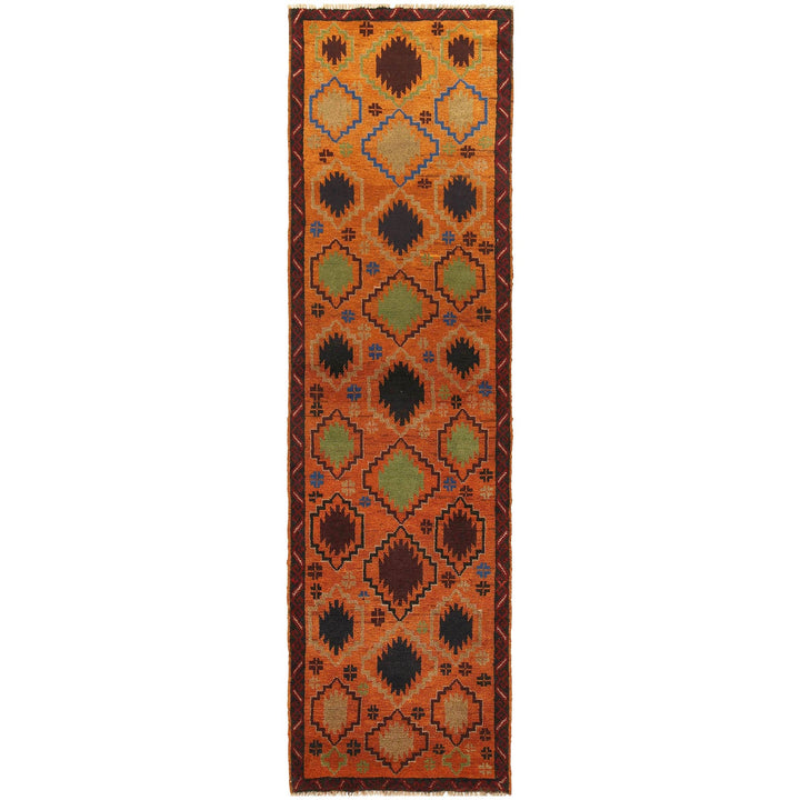 Afghan Baluchi Hallway Runner 2' 7" x 9' 8" - No. AL46279