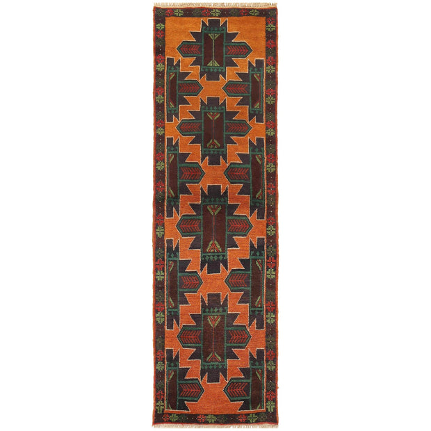 Handmade Balochi Runner Rug 2' 4" x 8' 5" - No. AL17593