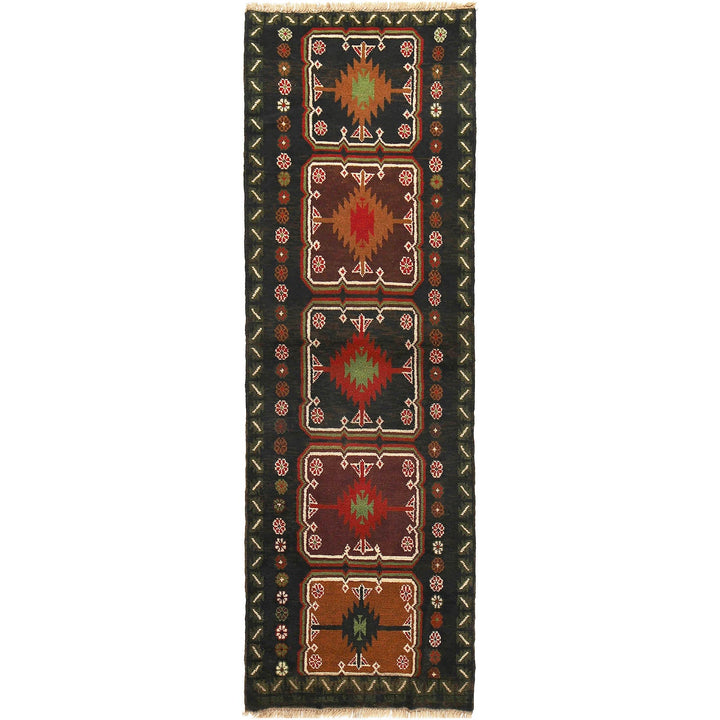 Handmade Balochi Runner Rug 2' 6" x 8' 2" - No. AL93877