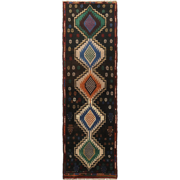 Afghan Baluchi Hallway Runner 2' 8" x 9' 2" - No. AL54633