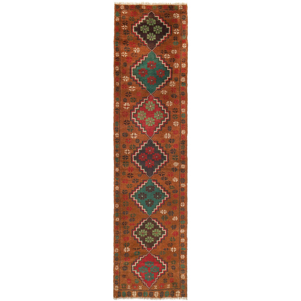 Afghan Baluchi Hallway Runner 2' 6" x 10' 4" - No. AL73485