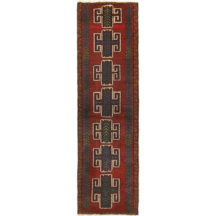 Handmade Balochi Runner Rug 2' 2" x 7' 10" - No. AL57045