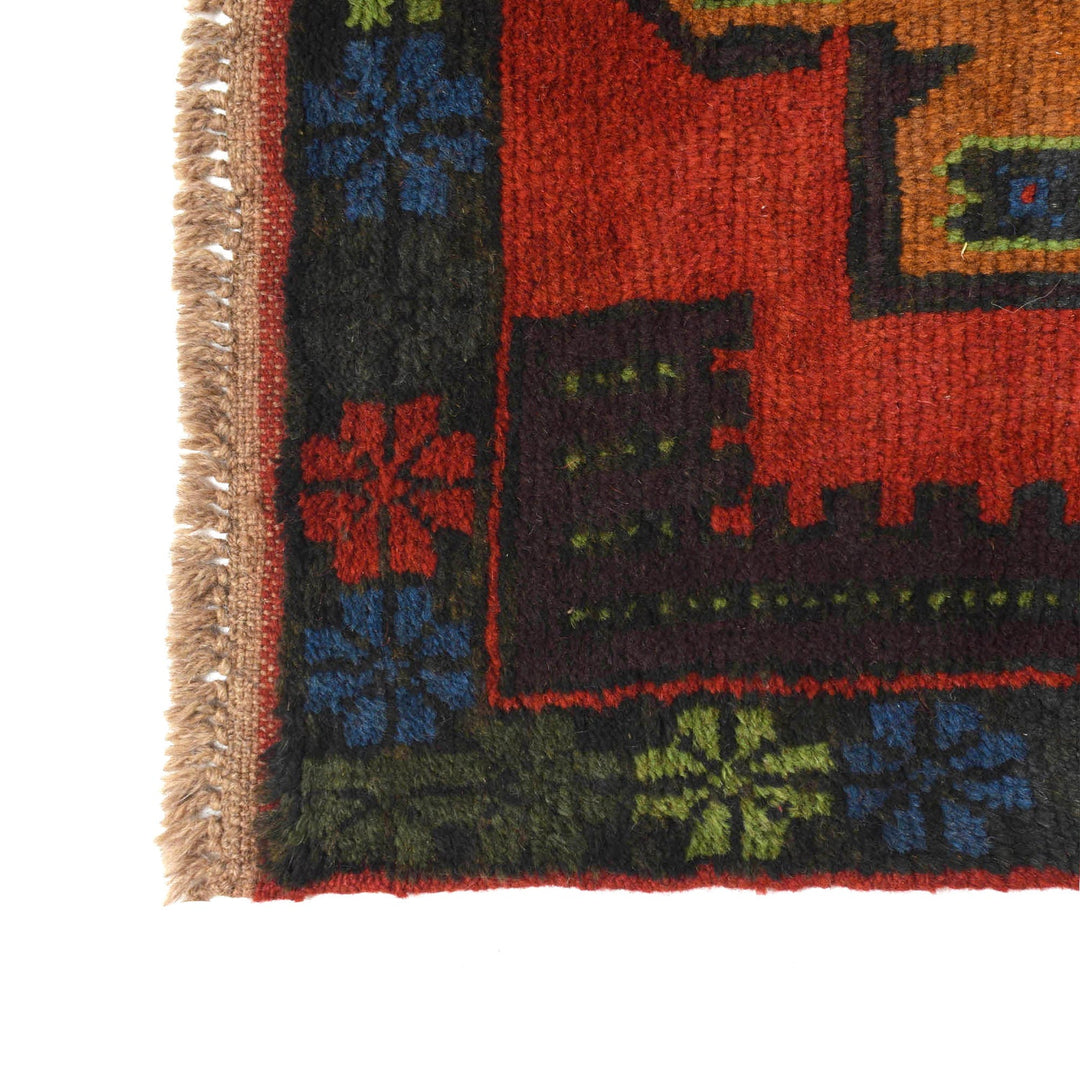 Afghan Baluchi Hallway Runner 2' 4" x 9' 4" - No. AL18252