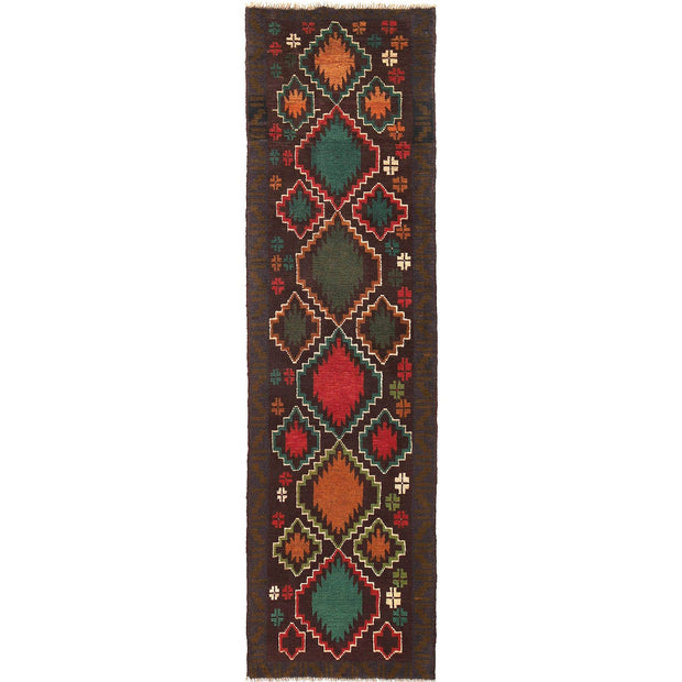 Afghan Baluchi Hallway Runner 2' 7" x 9' 6" - No. AL60330