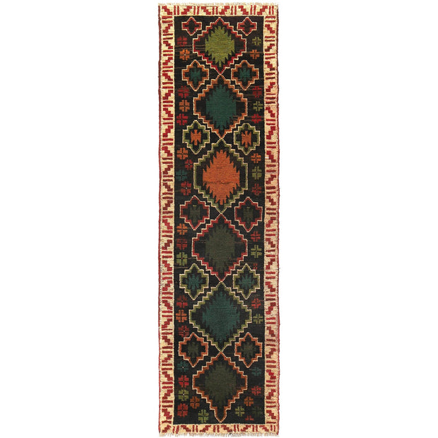 Afghan Baluchi Hallway Runner 2' 7" x 9' 5" - No. AL10179