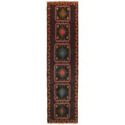 Afghan Baluchi Hallway Runner 2' 4" x 9' 10" - No. AL46065