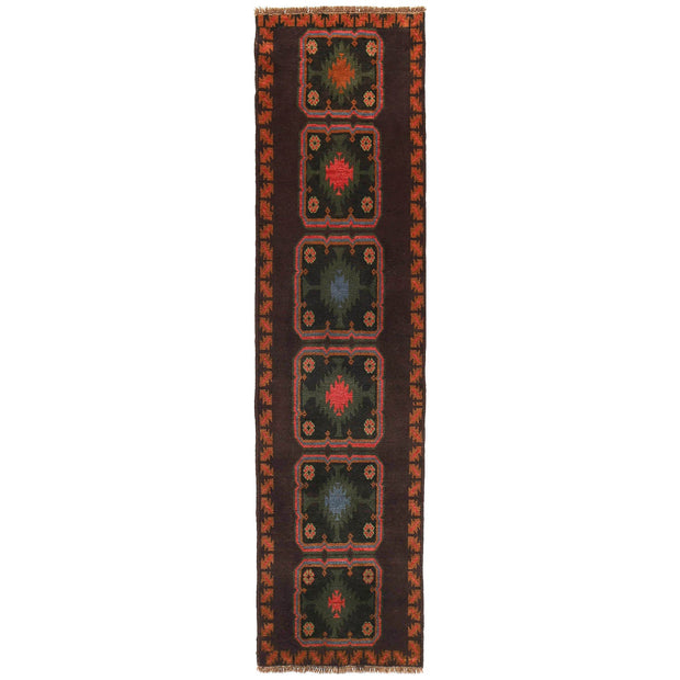 Afghan Baluchi Hallway Runner 2' 4" x 9' 10" - No. AL46065