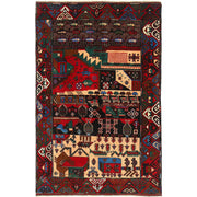 Handmade Pictorial Carpet 4' 1" x 6' 3" - No. AL20405