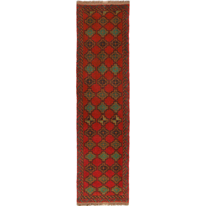 Afghan Baluchi Hallway Runner 2' 7" x 9' 8" - No. AL47043