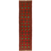 Afghan Baluchi Hallway Runner 2' 7" x 9' 8" - No. AL47043