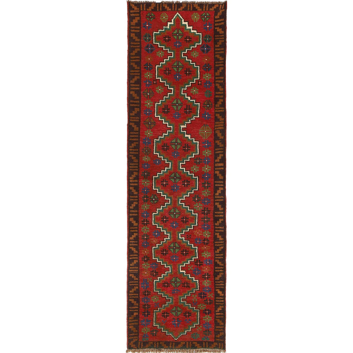 Afghan Baluchi Hallway Runner 2' 7" x 9' 7" - No. AL67258