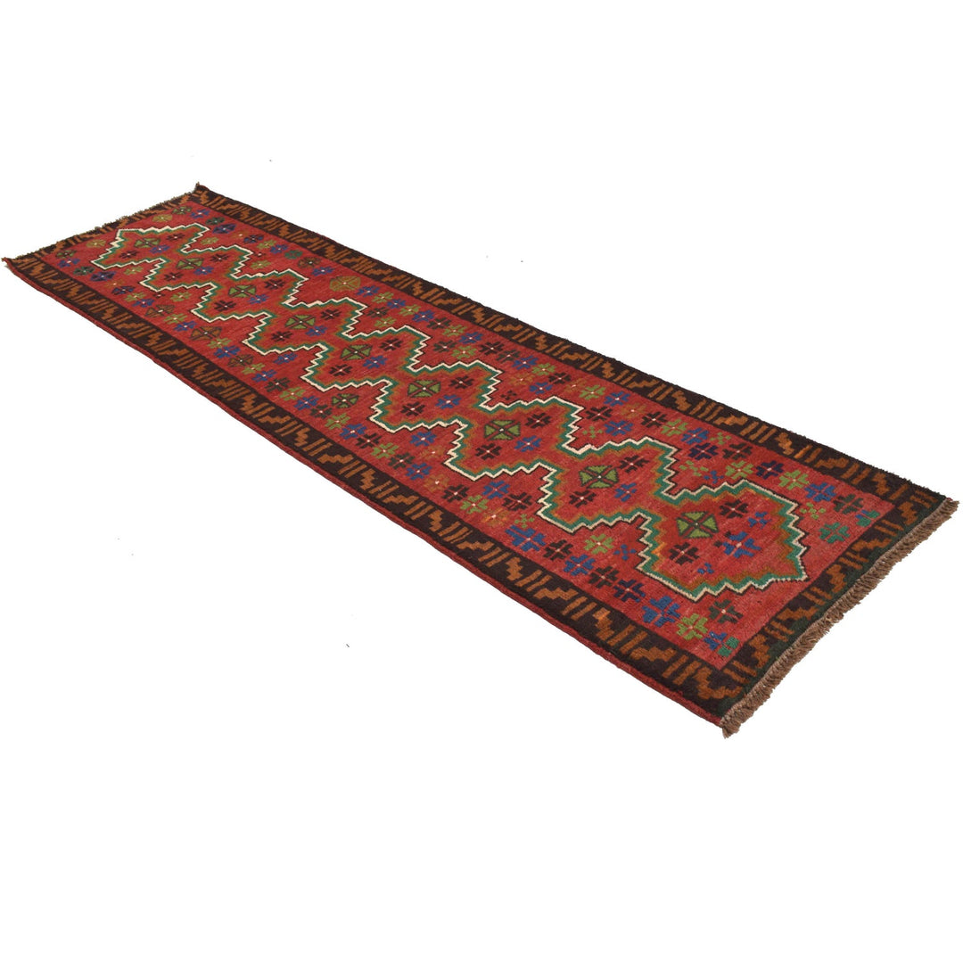 Afghan Baluchi Hallway Runner 2' 7" x 9' 7" - No. AL67258
