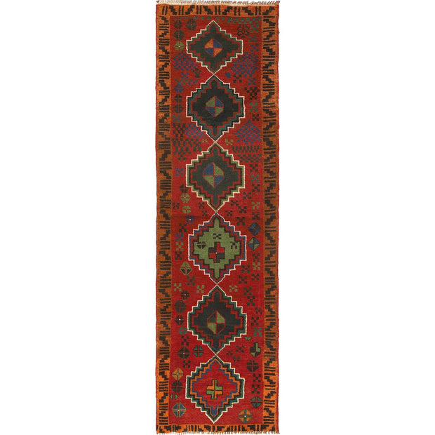 Afghan Baluchi Hallway Runner 2' 7" x 9' 7" - No. AL99180