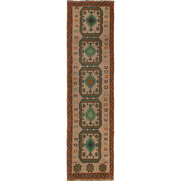 Afghan Baluchi Hallway Runner 2' 4" x 9' 5" - No. AL86400