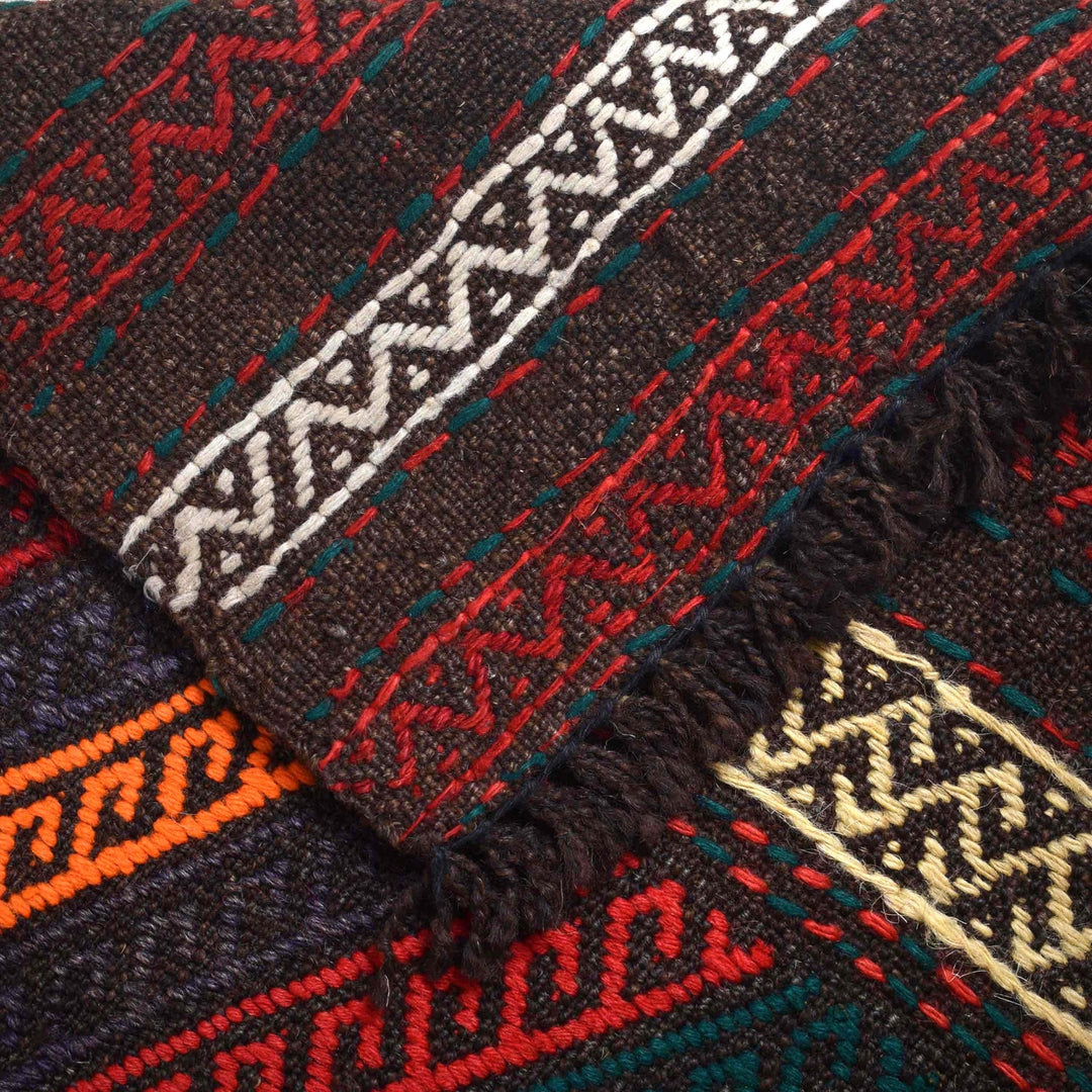 Handmade Flatweave Kilim Runner 2' 0" x 7' 0" - No. AL75798