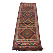 Handmade Flatweave Kilim Runner 1' 10" x 7' 5" - No. AL71695