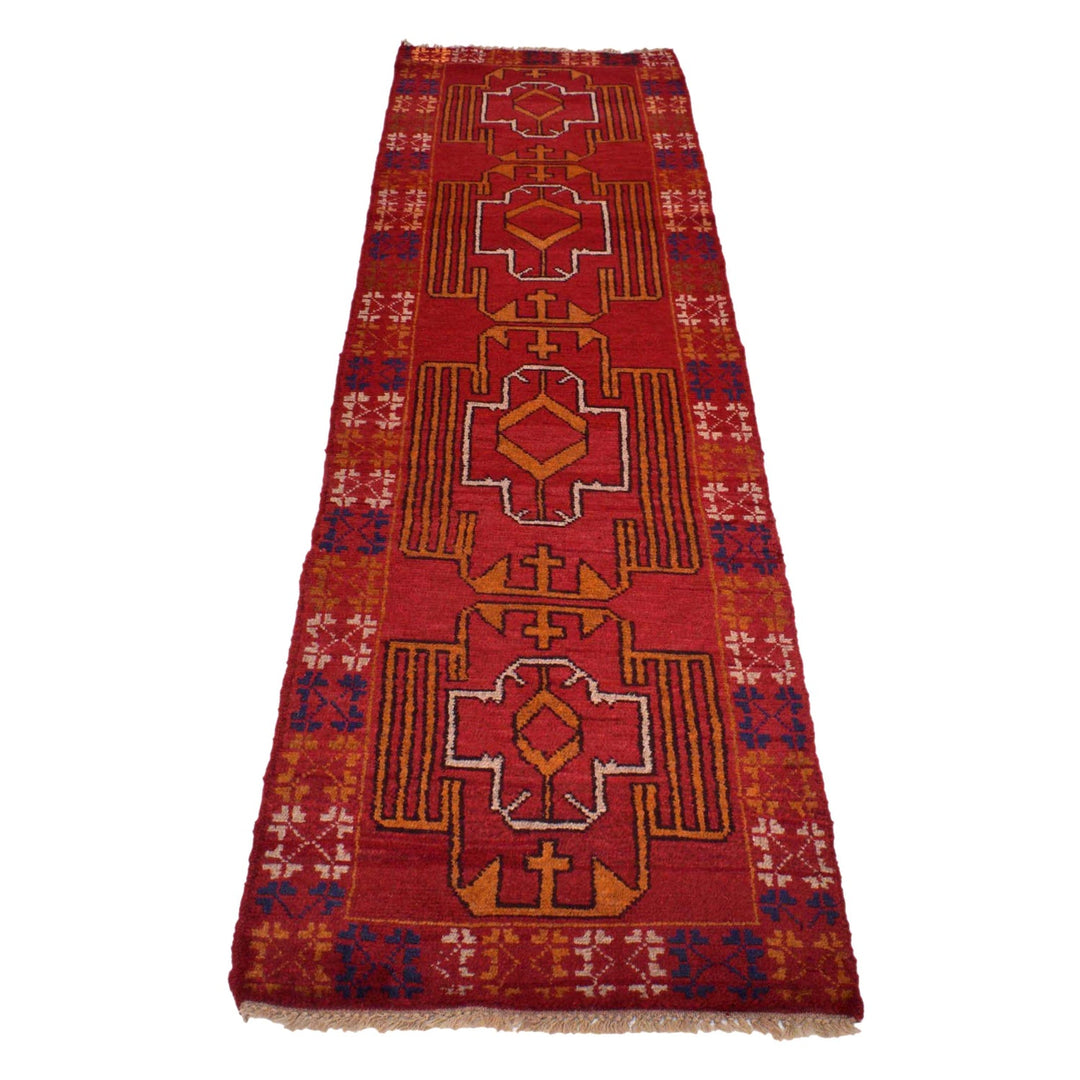Handmade Balochi Runner Rug 2' 1" x 8' 2" - No. AL89857