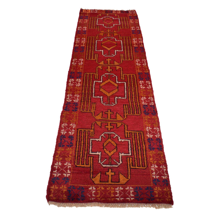 Handmade Balochi Runner Rug 2' 1" x 8' 2" - No. AL89857