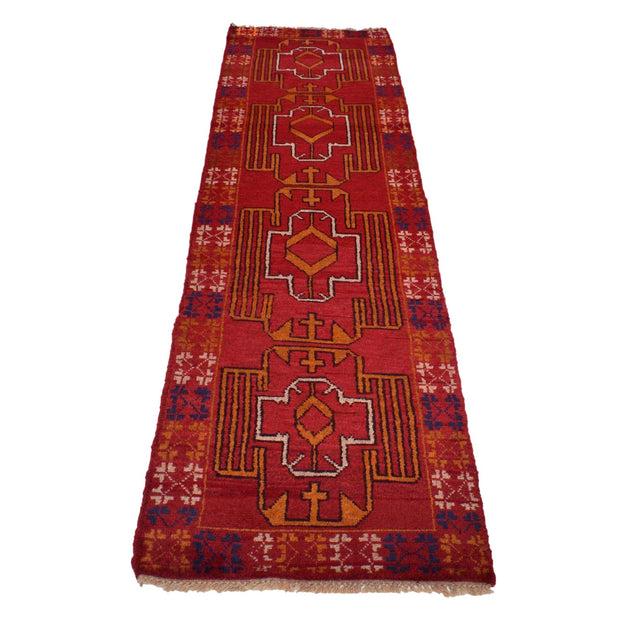 Handmade Balochi Runner Rug 2' 1" x 8' 2" - No. AL89857
