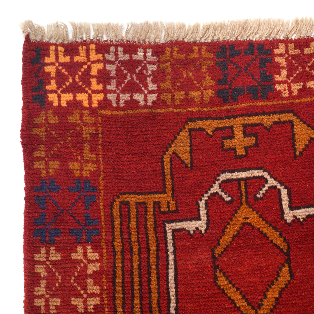 Handmade Balochi Runner Rug 2' 1" x 8' 2" - No. AL89857