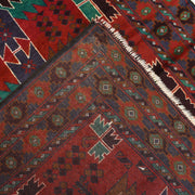 Red Color Baluchi Rug 3' 9" x 6' 4" - No. AL86281