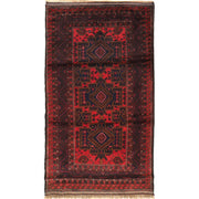 Traditional Baloch Rug 4' 1" x 7' 6" - No. AL79656