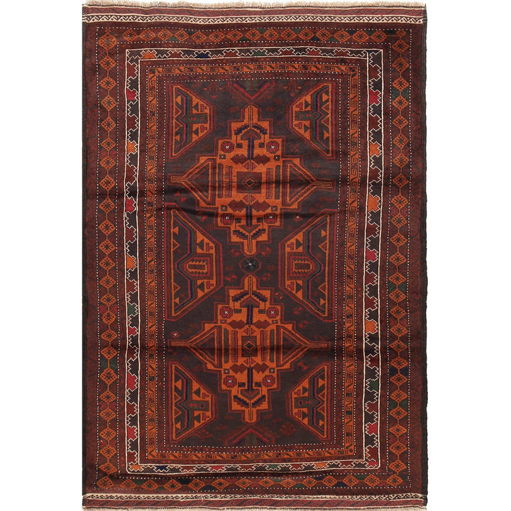 Tribal Baloch Rug 4' 2" x 6' 3" - No. AL30224