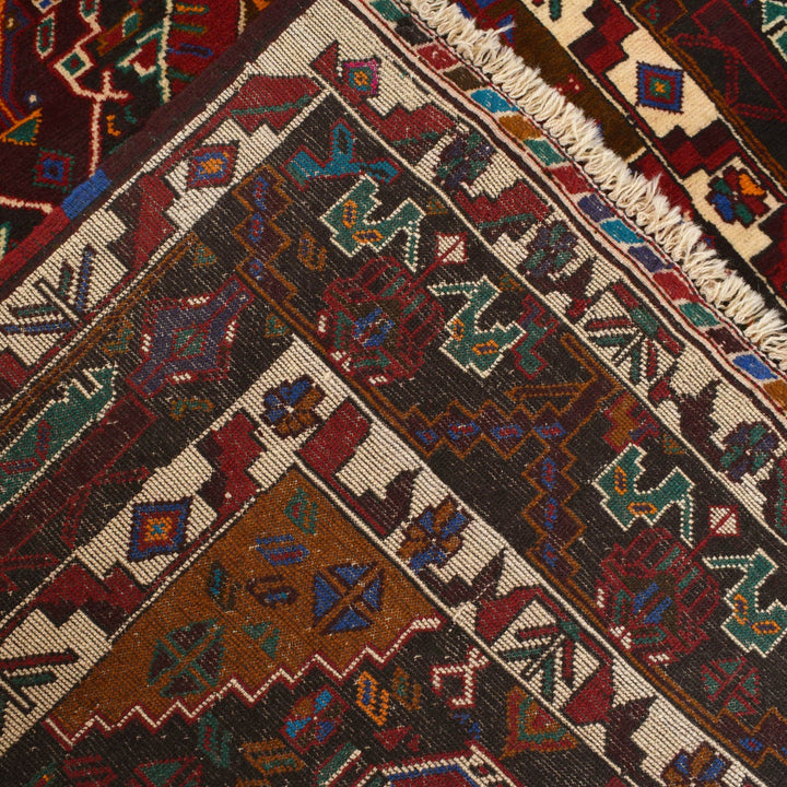 Tribal Baloch Rug 3' 10" x 6' 8" - No. AL11235