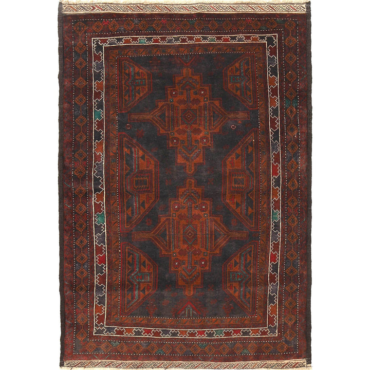 Tribal Baloch Rug 4' 0" x 6' 1" - No. AL11800