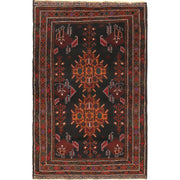 Tribal Baloch Rug 3' 10" x 6' 2" - No. AL31108