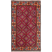 Handmade Balochi Carpet 2' 8" x 3' 10" - No. AL17402