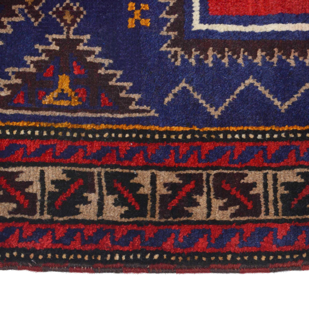 Afghan Prayer Rug 3' 0" x 4' 8" Hand-Knotted | No. AL40868
