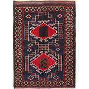 Handmade Balochi Carpet 3' 1" x 4' 0" - No. AL93839