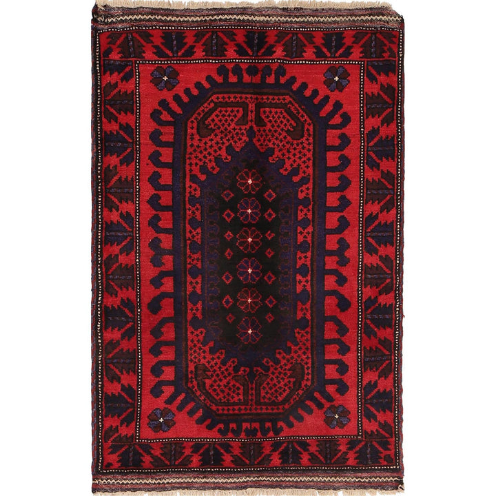 Hand Knotted Baluchi Rug 2' 12" x 4' 10" - No. AL48474
