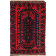 Hand Knotted Baluchi Rug 2' 12" x 4' 10" - No. AL48474