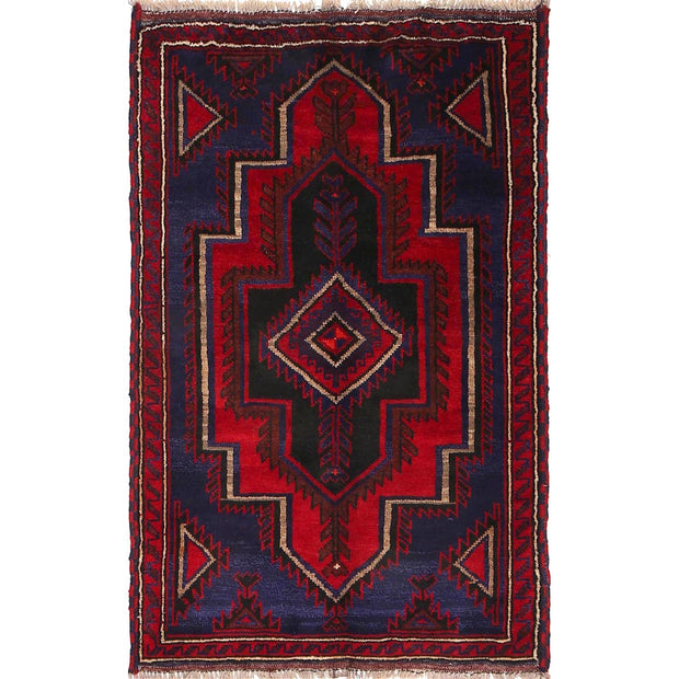 Handmade Balochi Carpet 2' 9" x 4' 4" - No. AL79811