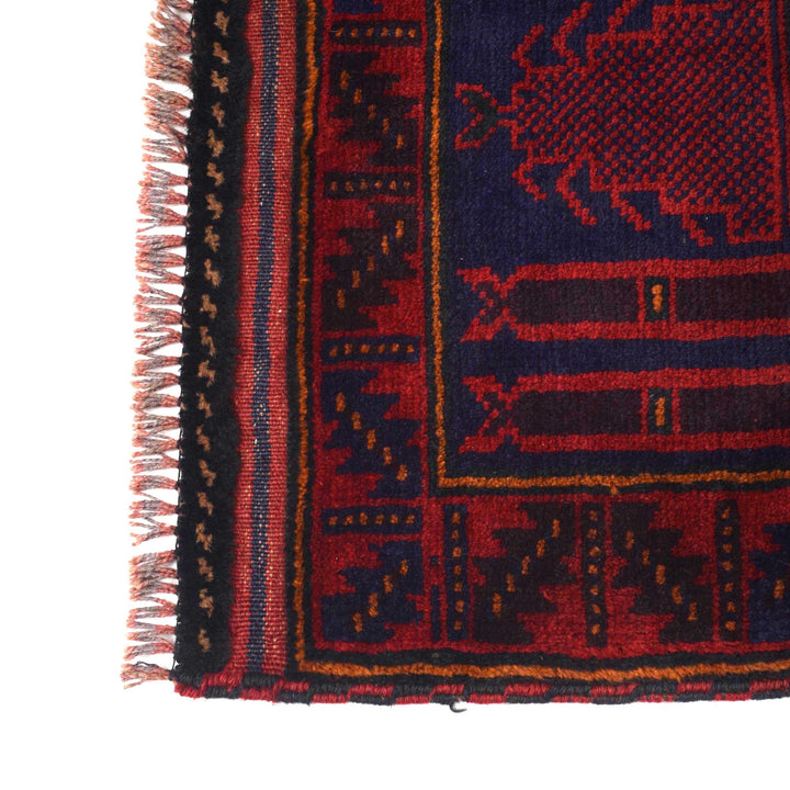 Afghan Prayer Rug 3'2" x 4'9" Hand-Knotted | No. AL50164