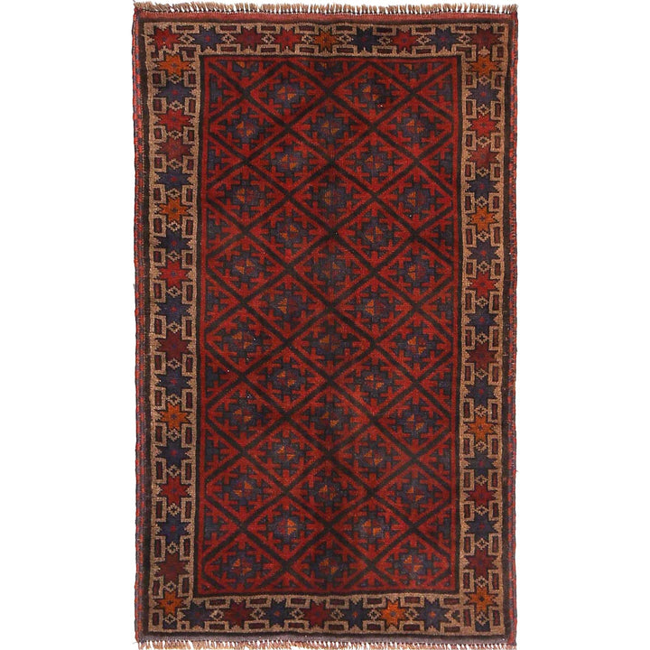 Handmade Balochi Carpet 2' 9" x 4' 6" - No. AL32366