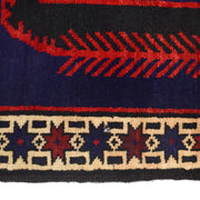 Hand Knotted Baluchi Rug 3' 2" x 5' 2" - No. AL56444