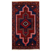 Handmade Balochi Carpet 2' 9" x 4' 9" - No. AL97853
